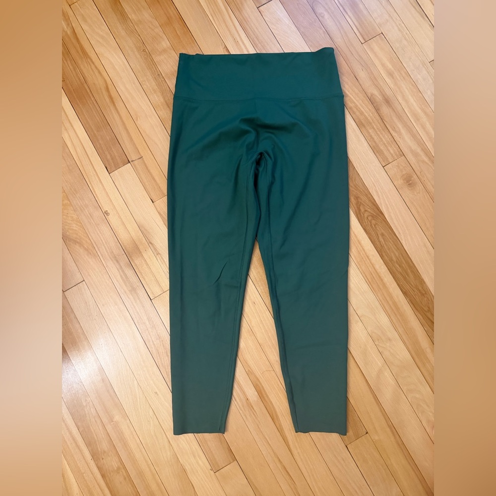 AERIE OffLine High-Rise 7/8 Leggings in Dark Green size XL